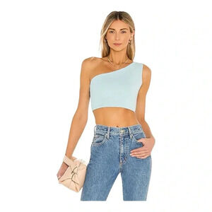 REVOLVE Susana Monaco One Shoulder Crop Top‎ in Breathe New Large